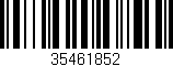 Código de barras (EAN, GTIN, SKU, ISBN): '35461852'