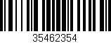 Código de barras (EAN, GTIN, SKU, ISBN): '35462354'