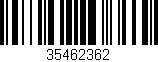 Código de barras (EAN, GTIN, SKU, ISBN): '35462362'