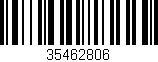 Código de barras (EAN, GTIN, SKU, ISBN): '35462806'