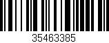 Código de barras (EAN, GTIN, SKU, ISBN): '35463385'