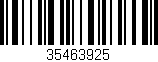 Código de barras (EAN, GTIN, SKU, ISBN): '35463925'