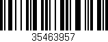 Código de barras (EAN, GTIN, SKU, ISBN): '35463957'