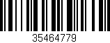 Código de barras (EAN, GTIN, SKU, ISBN): '35464779'