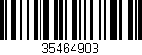 Código de barras (EAN, GTIN, SKU, ISBN): '35464903'