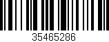 Código de barras (EAN, GTIN, SKU, ISBN): '35465286'