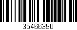 Código de barras (EAN, GTIN, SKU, ISBN): '35466390'