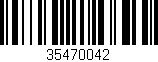 Código de barras (EAN, GTIN, SKU, ISBN): '35470042'