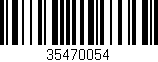 Código de barras (EAN, GTIN, SKU, ISBN): '35470054'