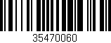 Código de barras (EAN, GTIN, SKU, ISBN): '35470060'