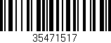 Código de barras (EAN, GTIN, SKU, ISBN): '35471517'