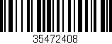 Código de barras (EAN, GTIN, SKU, ISBN): '35472408'