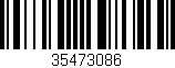 Código de barras (EAN, GTIN, SKU, ISBN): '35473086'