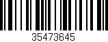 Código de barras (EAN, GTIN, SKU, ISBN): '35473645'