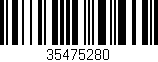 Código de barras (EAN, GTIN, SKU, ISBN): '35475280'