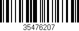 Código de barras (EAN, GTIN, SKU, ISBN): '35476207'