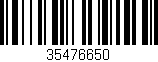 Código de barras (EAN, GTIN, SKU, ISBN): '35476650'