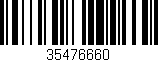 Código de barras (EAN, GTIN, SKU, ISBN): '35476660'