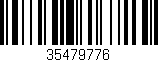 Código de barras (EAN, GTIN, SKU, ISBN): '35479776'