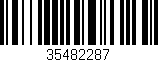 Código de barras (EAN, GTIN, SKU, ISBN): '35482287'