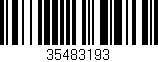 Código de barras (EAN, GTIN, SKU, ISBN): '35483193'
