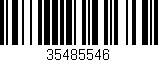 Código de barras (EAN, GTIN, SKU, ISBN): '35485546'