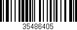 Código de barras (EAN, GTIN, SKU, ISBN): '35486405'