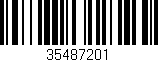 Código de barras (EAN, GTIN, SKU, ISBN): '35487201'