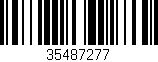 Código de barras (EAN, GTIN, SKU, ISBN): '35487277'