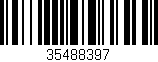 Código de barras (EAN, GTIN, SKU, ISBN): '35488397'