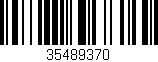 Código de barras (EAN, GTIN, SKU, ISBN): '35489370'