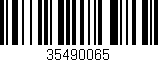 Código de barras (EAN, GTIN, SKU, ISBN): '35490065'