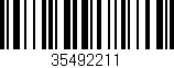 Código de barras (EAN, GTIN, SKU, ISBN): '35492211'