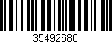 Código de barras (EAN, GTIN, SKU, ISBN): '35492680'