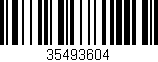 Código de barras (EAN, GTIN, SKU, ISBN): '35493604'