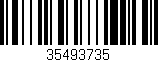 Código de barras (EAN, GTIN, SKU, ISBN): '35493735'