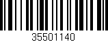 Código de barras (EAN, GTIN, SKU, ISBN): '35501140'