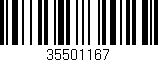 Código de barras (EAN, GTIN, SKU, ISBN): '35501167'