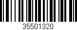 Código de barras (EAN, GTIN, SKU, ISBN): '35501320'