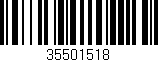 Código de barras (EAN, GTIN, SKU, ISBN): '35501518'