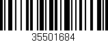 Código de barras (EAN, GTIN, SKU, ISBN): '35501684'