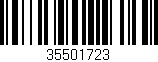 Código de barras (EAN, GTIN, SKU, ISBN): '35501723'