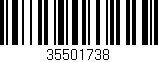 Código de barras (EAN, GTIN, SKU, ISBN): '35501738'