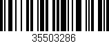 Código de barras (EAN, GTIN, SKU, ISBN): '35503286'