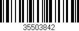 Código de barras (EAN, GTIN, SKU, ISBN): '35503842'