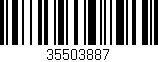 Código de barras (EAN, GTIN, SKU, ISBN): '35503887'