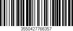 Código de barras (EAN, GTIN, SKU, ISBN): '3550427766357'