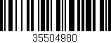 Código de barras (EAN, GTIN, SKU, ISBN): '35504980'