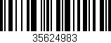 Código de barras (EAN, GTIN, SKU, ISBN): '35624983'