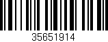 Código de barras (EAN, GTIN, SKU, ISBN): '35651914'